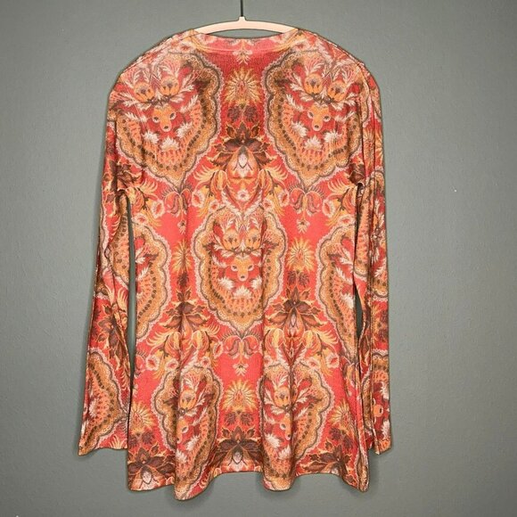 Soft Surroundings Spice Market High Low Blouse Top Women's  XS - Picture 2 of 7